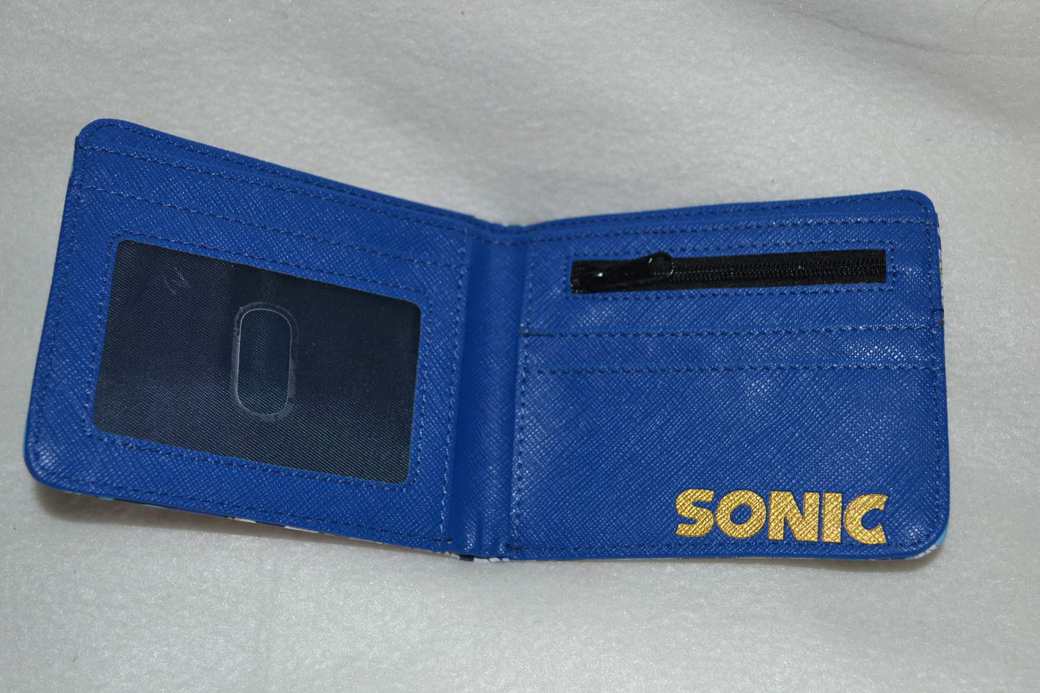 Sonic the Hedgehog Sega Blå Börs Plånbok (11*9cm) Ny