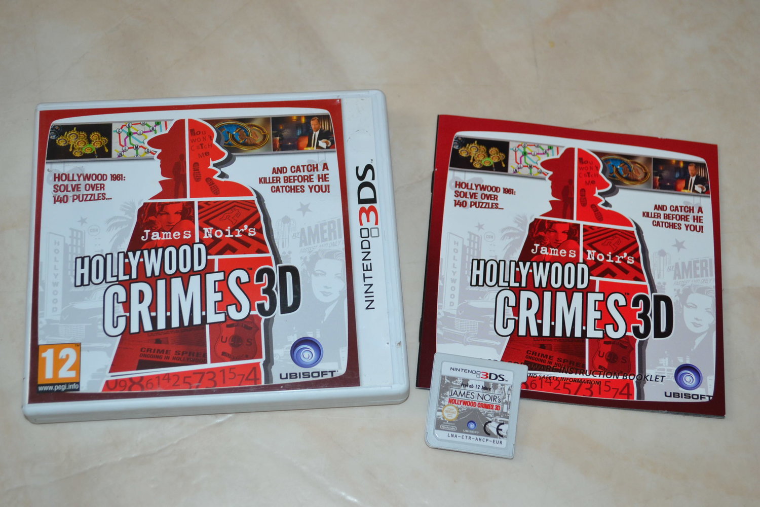 James Noirs Hollywood Crimes 3DS Nintendo Komplett Fint Skick