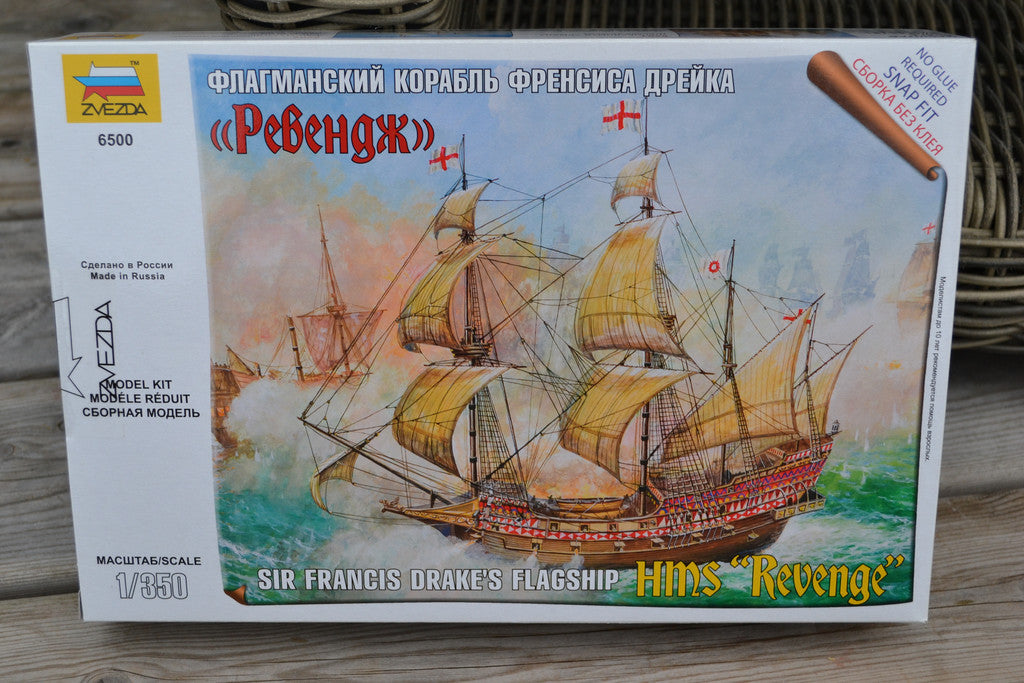 Sir Francis Drake's flagship "HMS REVENGE" 1:350 Zvezda (Fla