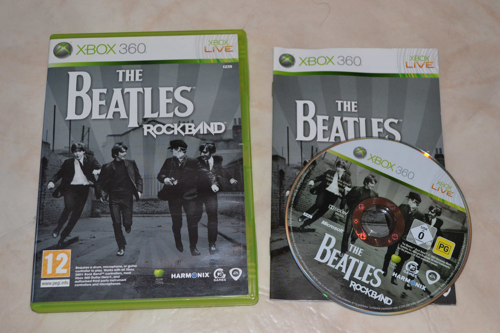The Beatles Rockband Xbox 360 Komplett Fint Skick