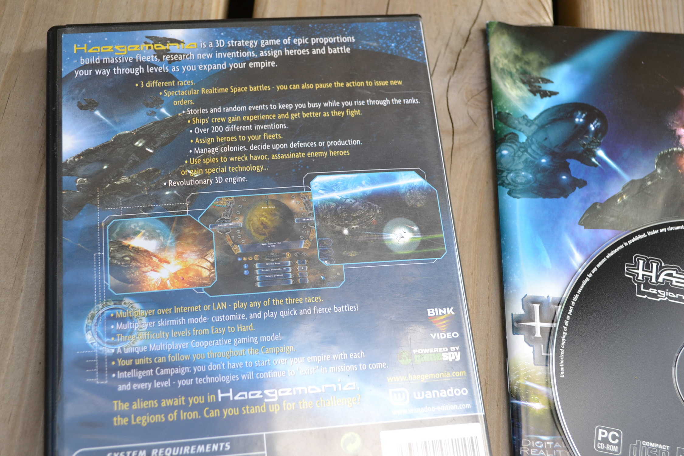 Haegemonia Legions of Iron PC Komplett Fint Skick