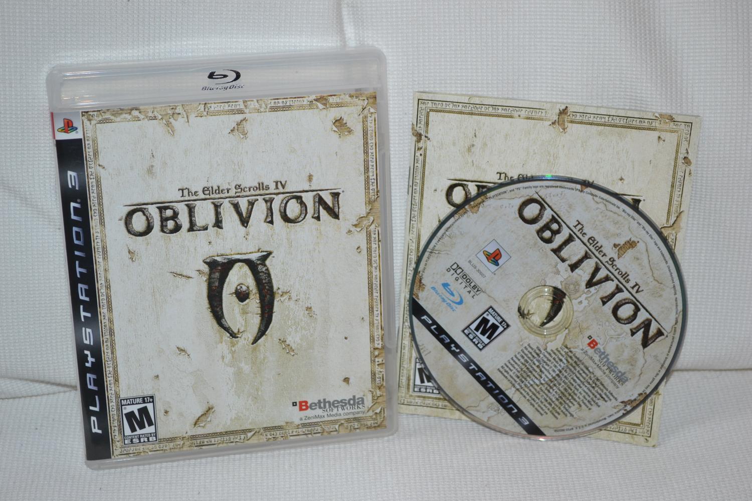 Oblivion: Elder Scrolls IV PS3 Playstation 3 Komplett NTSC Fint Skick