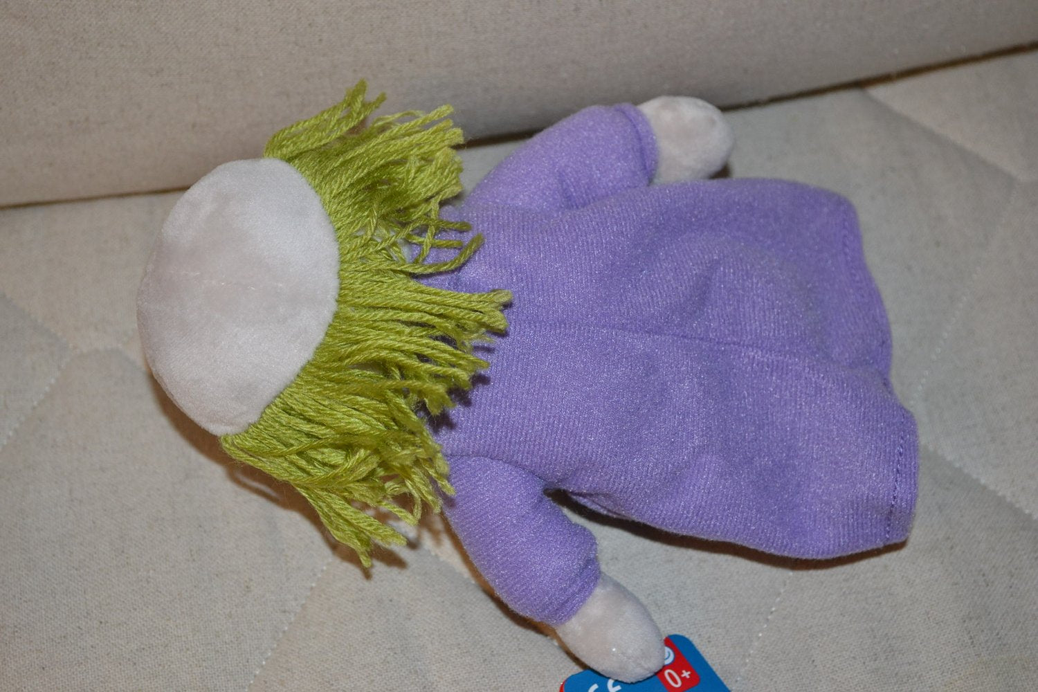 Hemulen fr Mumin Mjukis Plushie 22cm Grönt Hår Ny