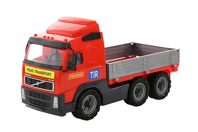 Volvo Lastbil Röd Flak 1:16 Polesie 45cm Ny