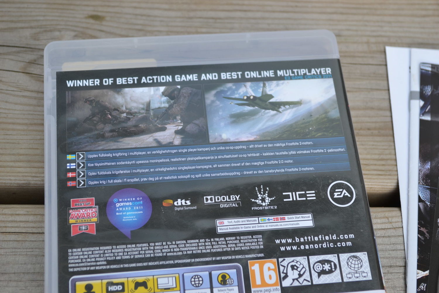 Battlefield 3 PS3 Playstation 3 Komplett Fint Skick