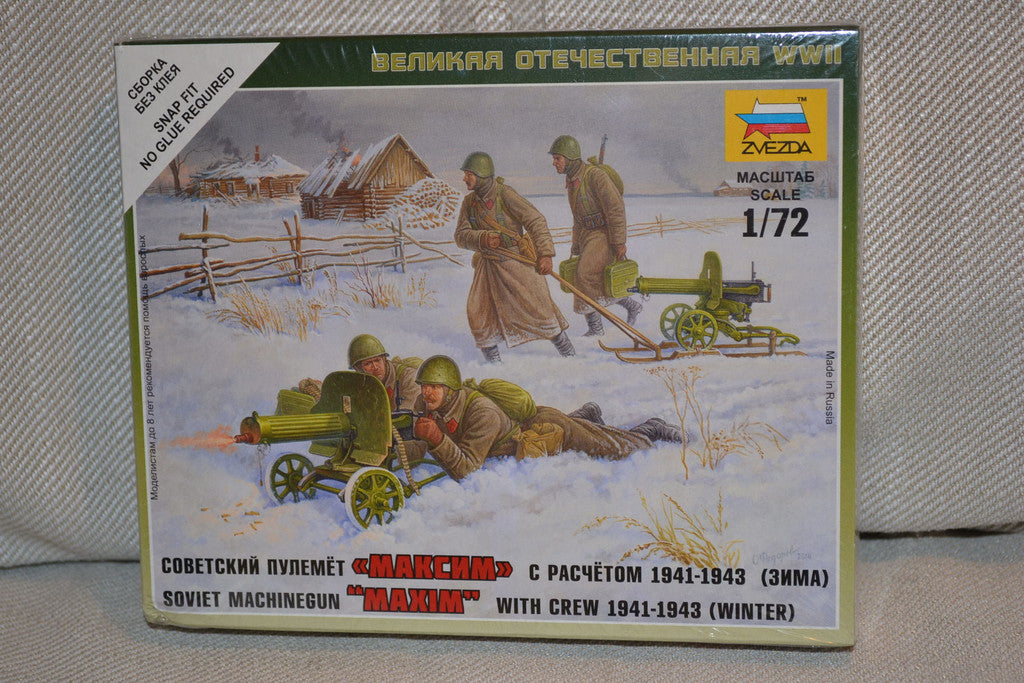 Soviet Machine-Gun Crew WWII 1:72 Zvezda (ZV6220) Andra Värl