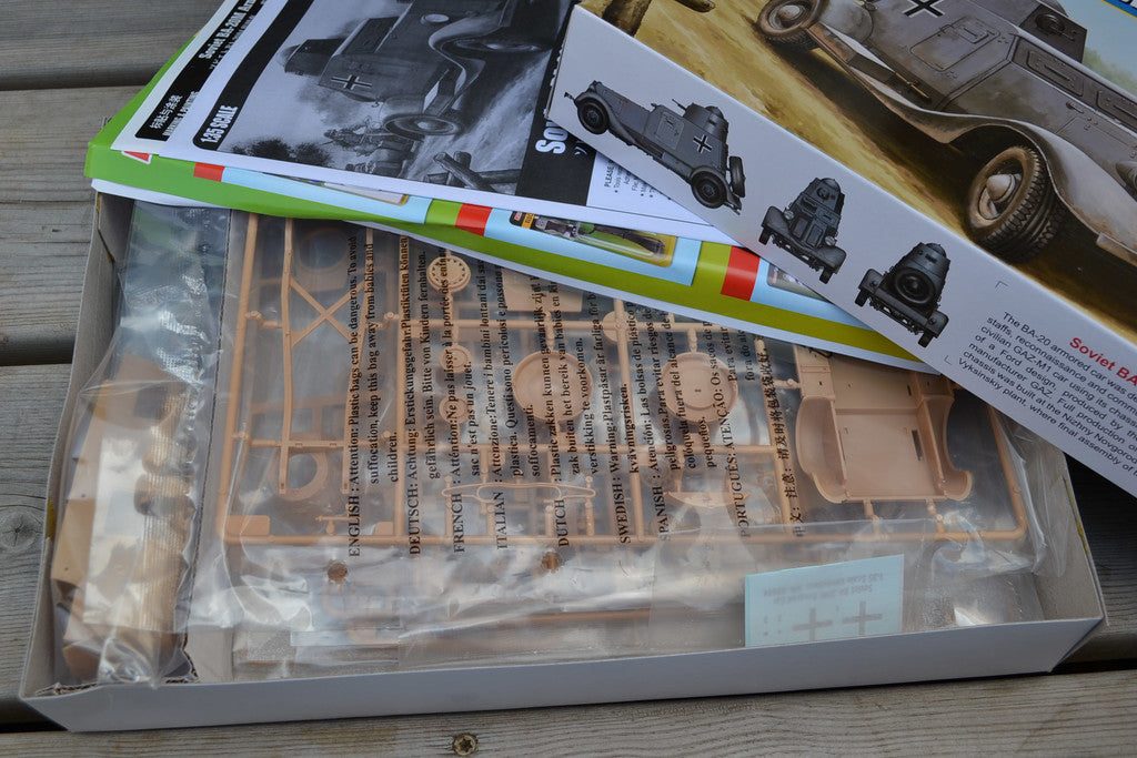 Soviet BA-20M Armored Car Tyskt Fordon, WW2 1:35 Hobbyboss 8