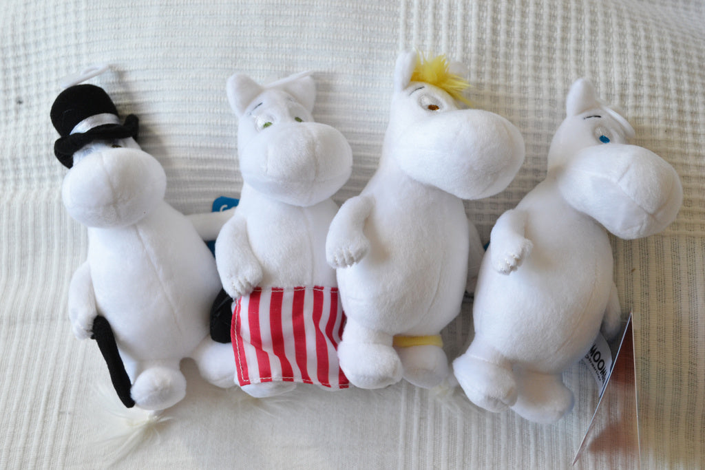 4st Mjukis fr. Mumin (Pappa, Mamma, Mumin) 15cm Ny