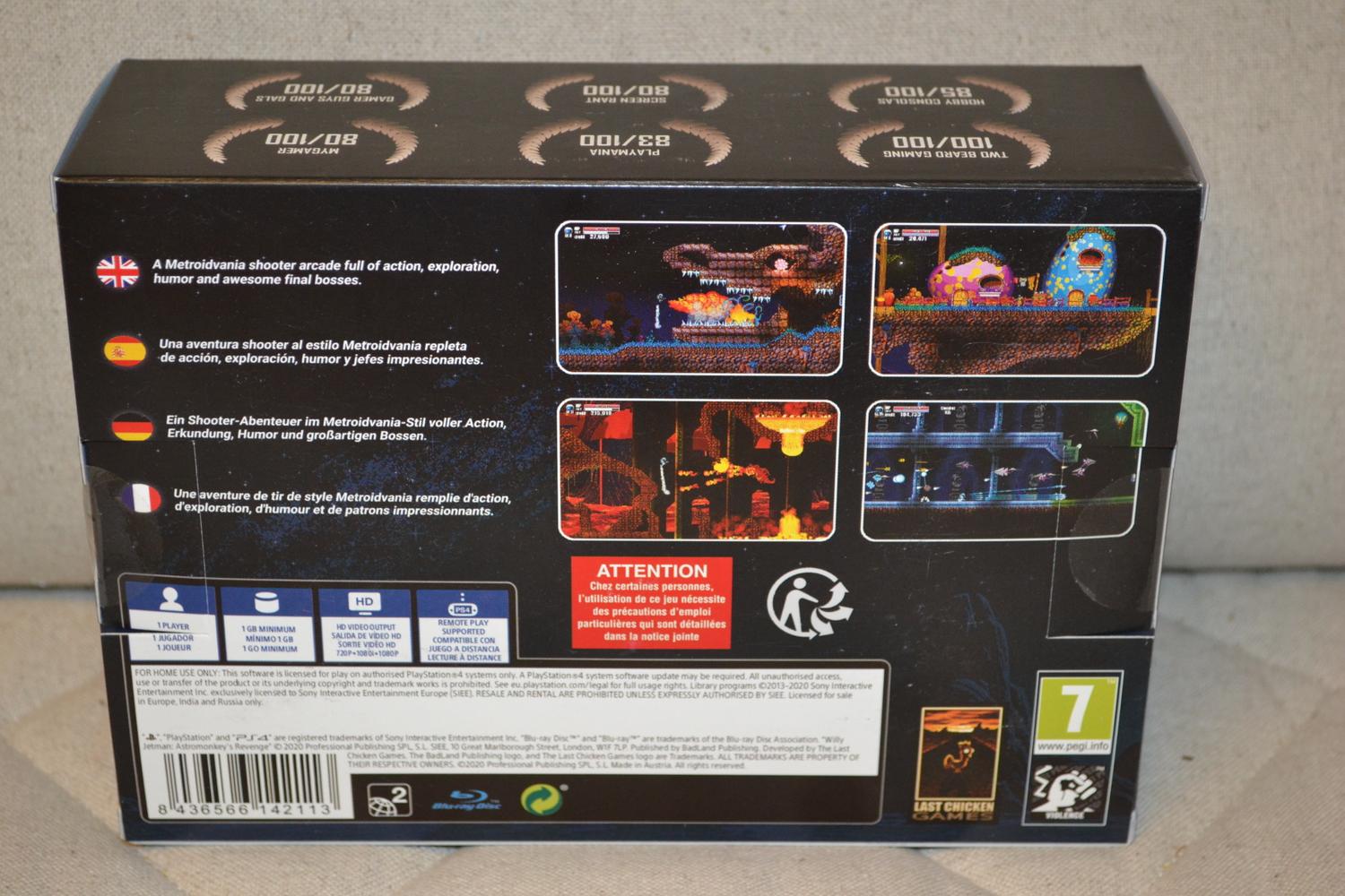 Willy Jetman Astromonkeys Revenge Sweepers Edition PS4 Playstation 4 Ny