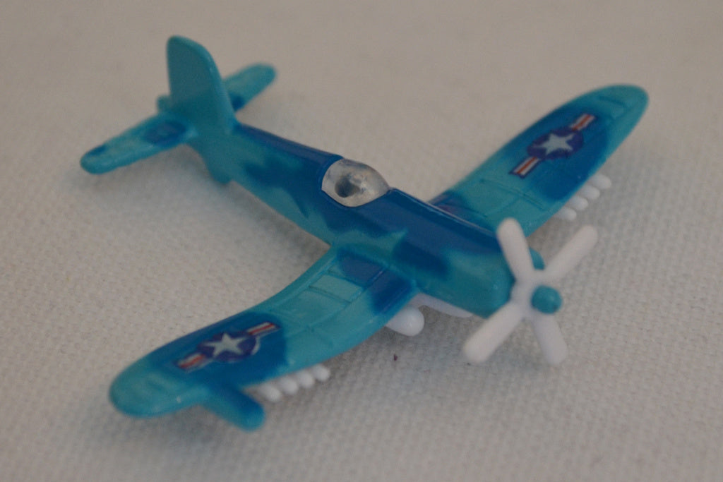 Vought Corsair Blå Flygplan 5cm Andra Världskriget WW2 Prope