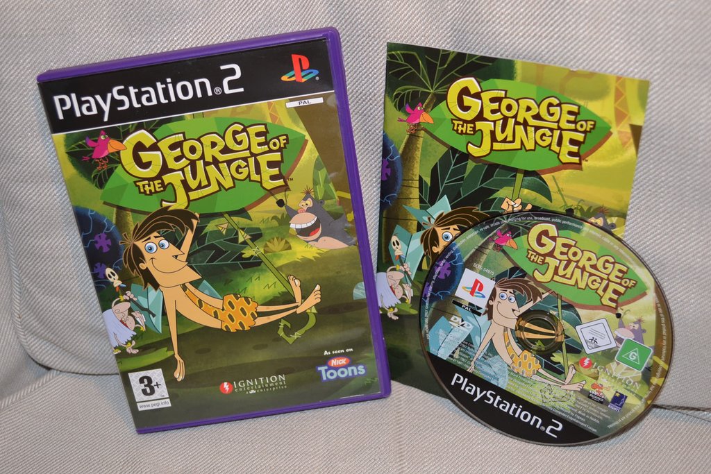 George of the Jungle PS2 Playstation 2 Komplett Fint Skick