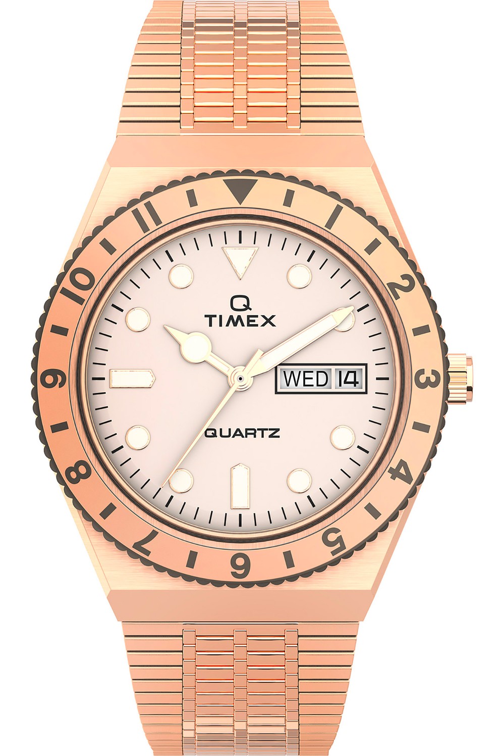 Timex Roséguld/Antikvit Armbandsur Klocka 38mm TW2U95700 Ny