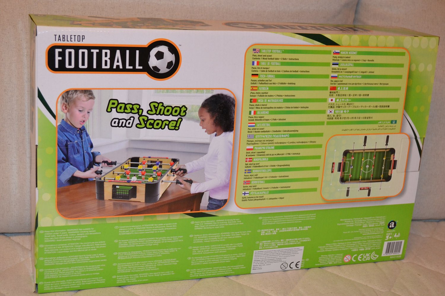 Bordsfotboll Spel 50cm Fotboll Ambassador Ny