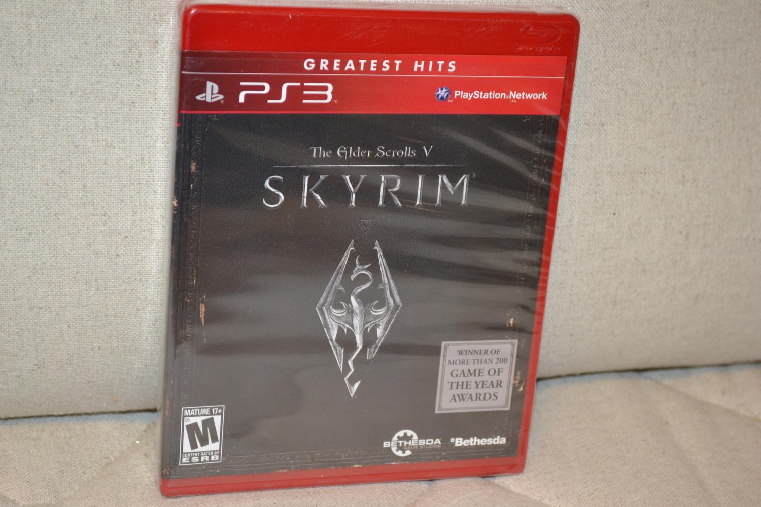Elder Scrolls V Skyrim PS3 Playstation 3 NTSC Ny Inplastad