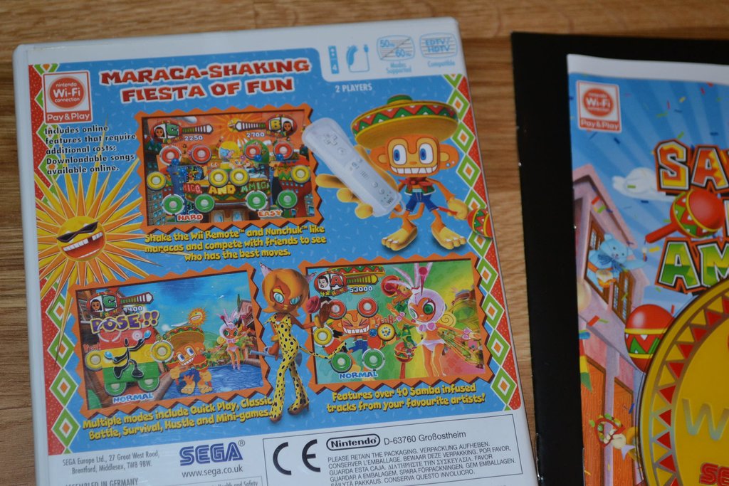 Samba De Amigo Wii Nintendo Komplett Fint Skick