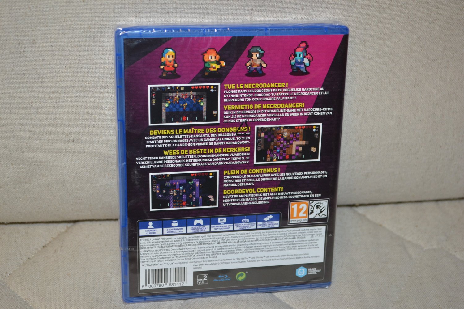 Crypt of the Necrodancer PS4 Playstation 4 (Med DLC Amplified) Ny