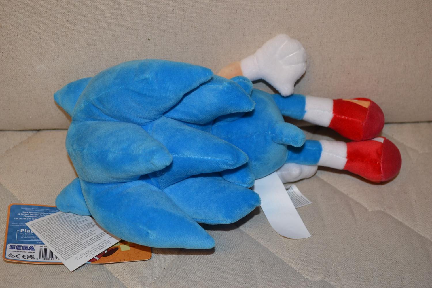 Sonic the Hedgehog Mjukis Plushie 30cm SEGA Amusements Ny