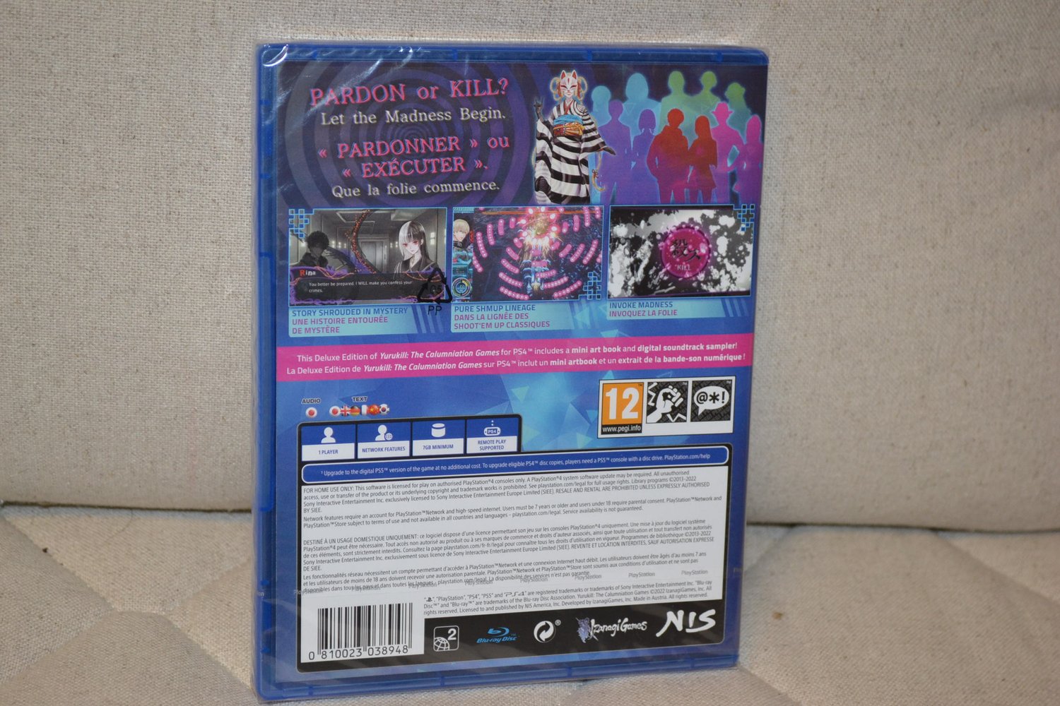 Yurukill: The Calumniation Games Deluxe Edition PS4 (Art book) Ny