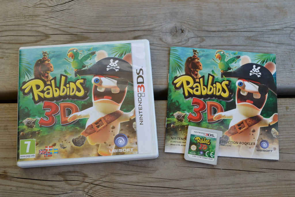 Rabbids 3D Nintendo 3DS Komplett ENG Fint Skick