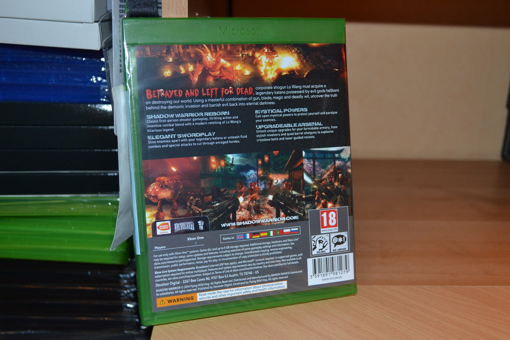 Shadow Warrior Xbox One Nytt Inplastat XBONE Se Hit!
