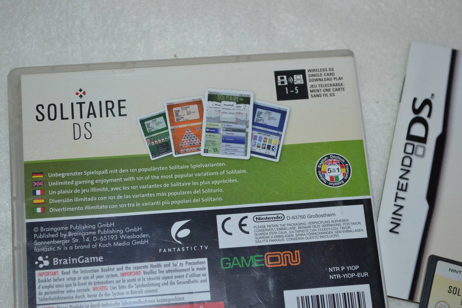 Solitaire: Ultimate Collection NDS Nintendo DS Fint Skick