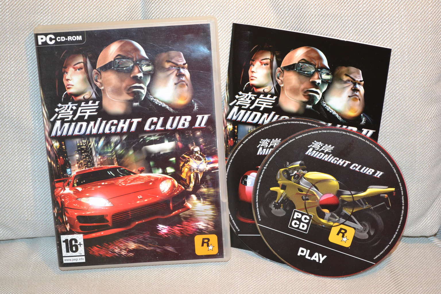 Midnight Club II (PC) 2003 Komplett Fint Skick