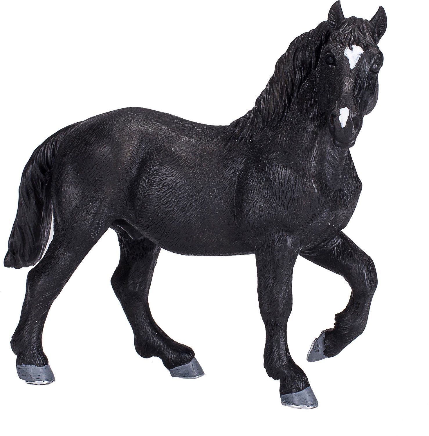 Percheron Häst Svart Frankrike Mojo Figur Djur 13cm Ny