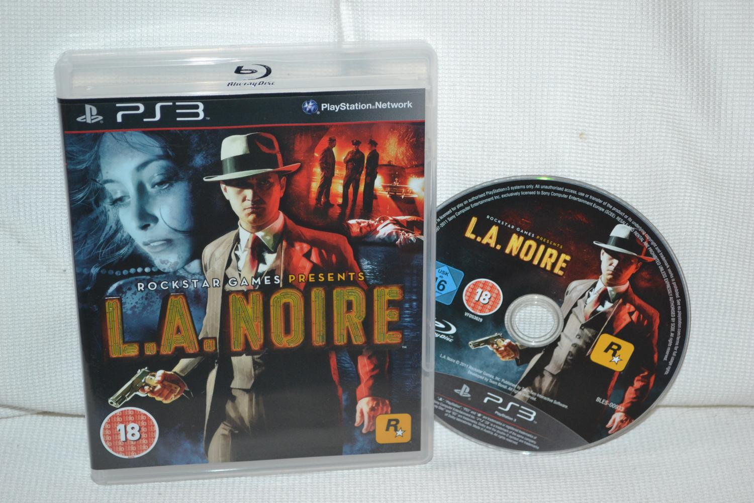 L.A. Noire LA PS3 Playstation 3 (Utan Manual) Fint Skick
