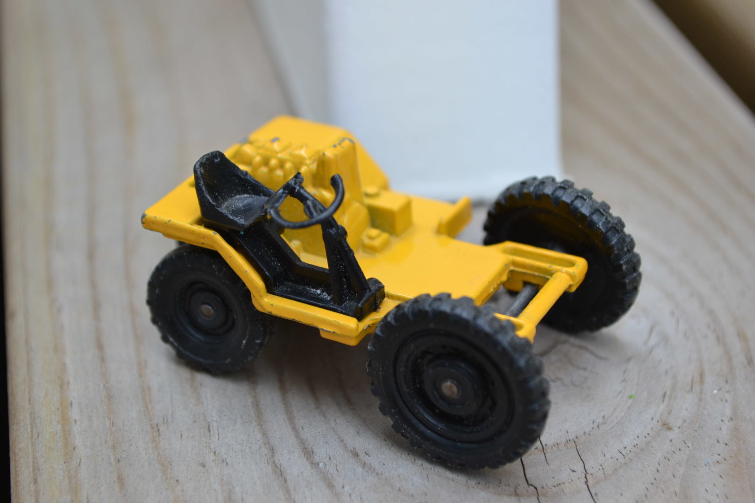 Traktor/Fyrhjuling Dragare Corgi (Made in Gt. Britain) Gul M