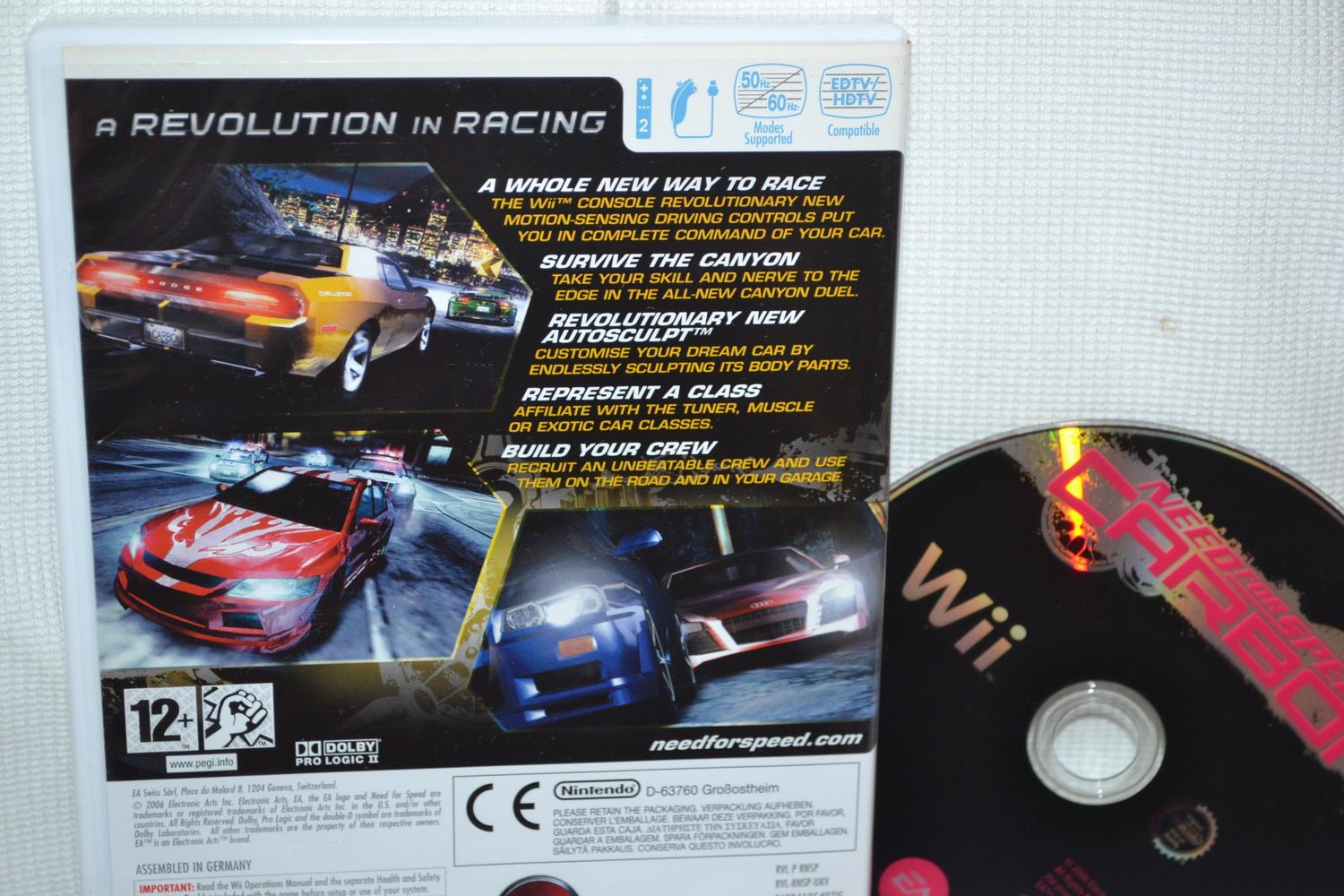 Need for Speed: Carbon Wii Nintendo (Utan Manual) Fint Skick