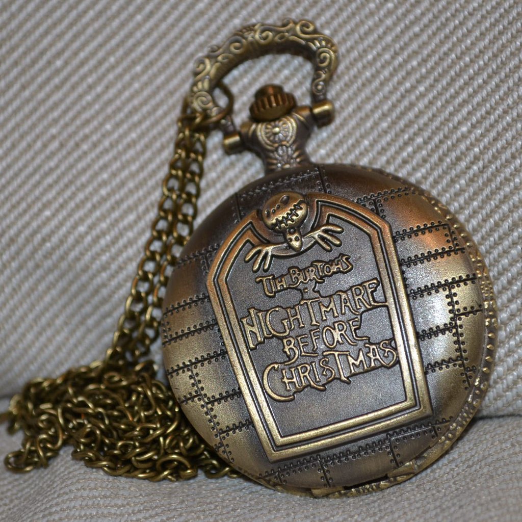 Nightmare Before Christmas (Fickur) Brons/Vintage Klocka Hal