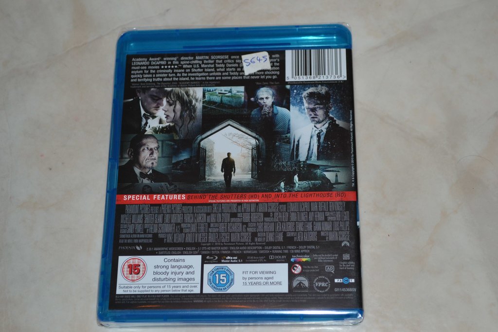 Shutter Island (2010) Film Bluray Nyskick