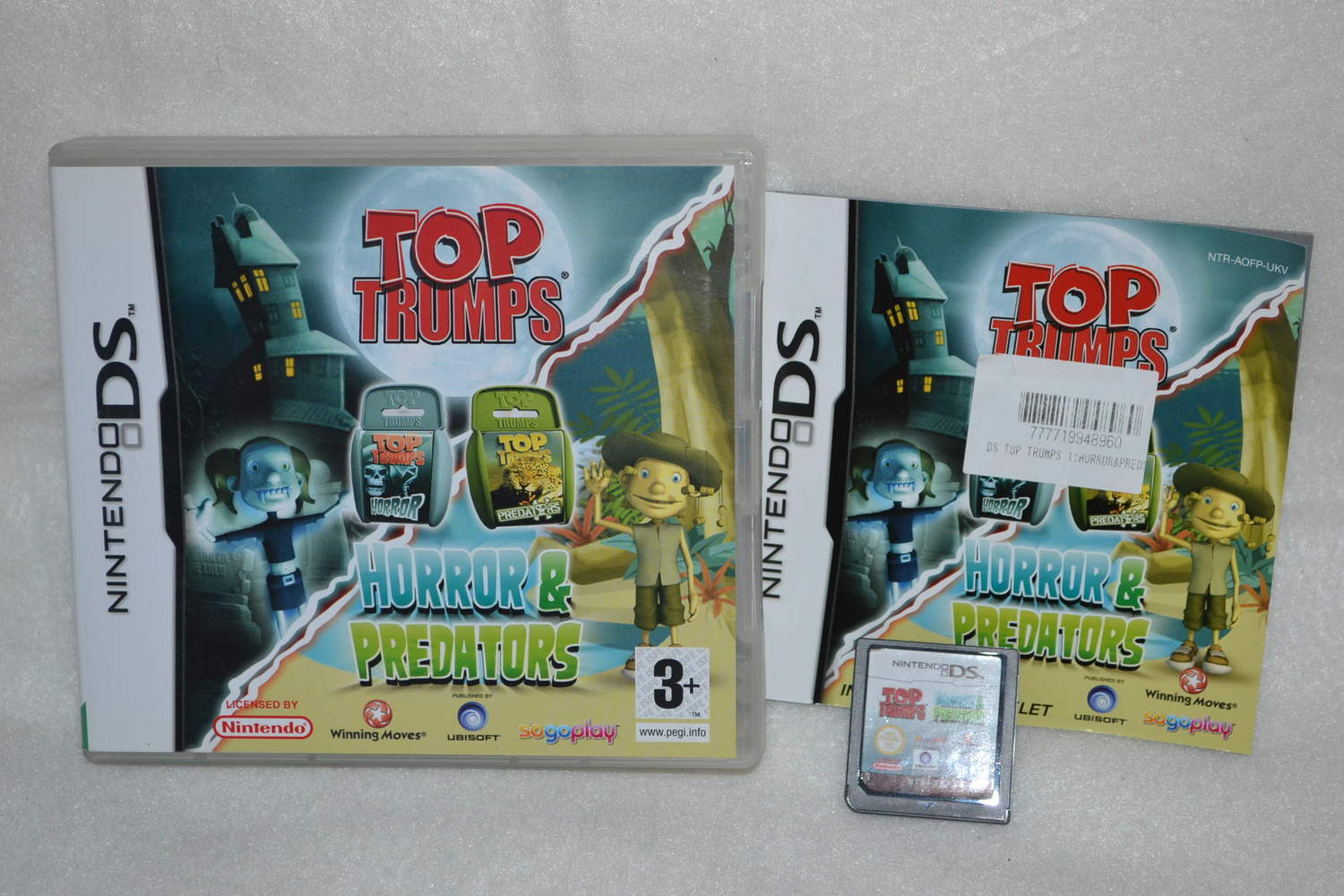 Top Trumps: Horror & Predators NDS Nintendo DS Fint Skick