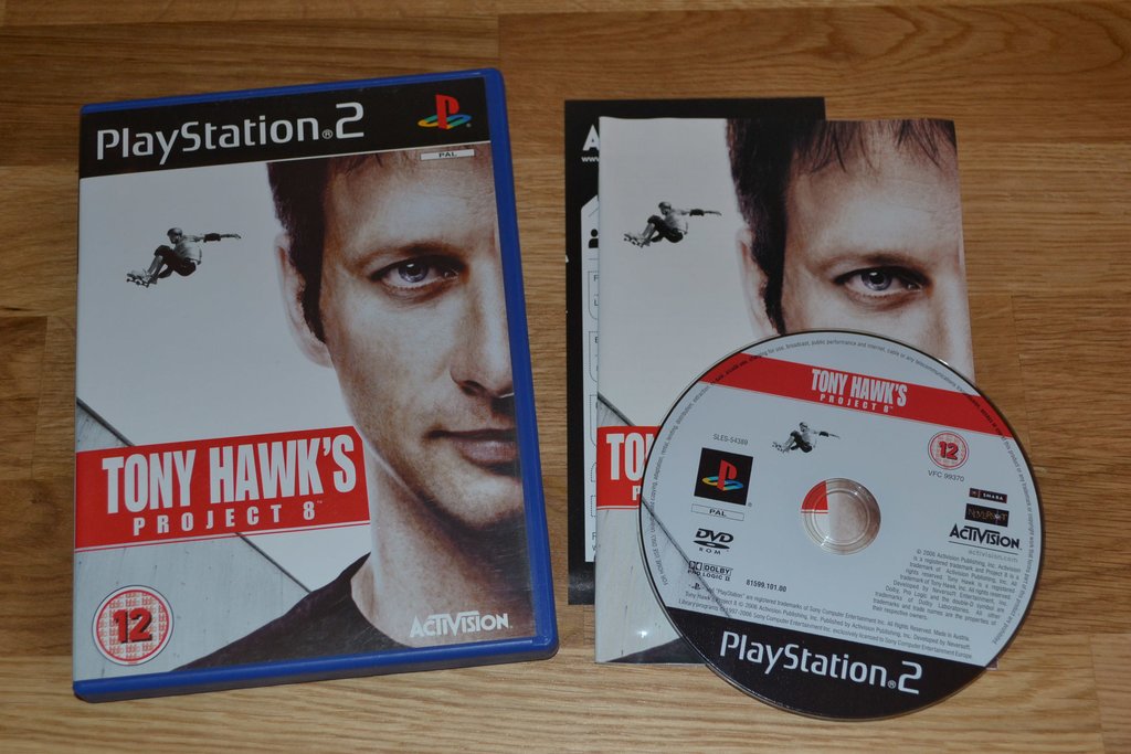 TONY HAWK'S PROJECT 8 (PS2) Playstation 2 Komplett Fint Skic