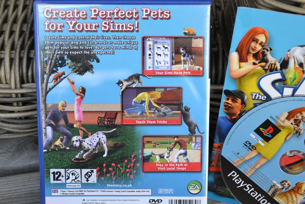 The Sims 2 Pets PS2 Playstation 2 Komplett Fint Skick