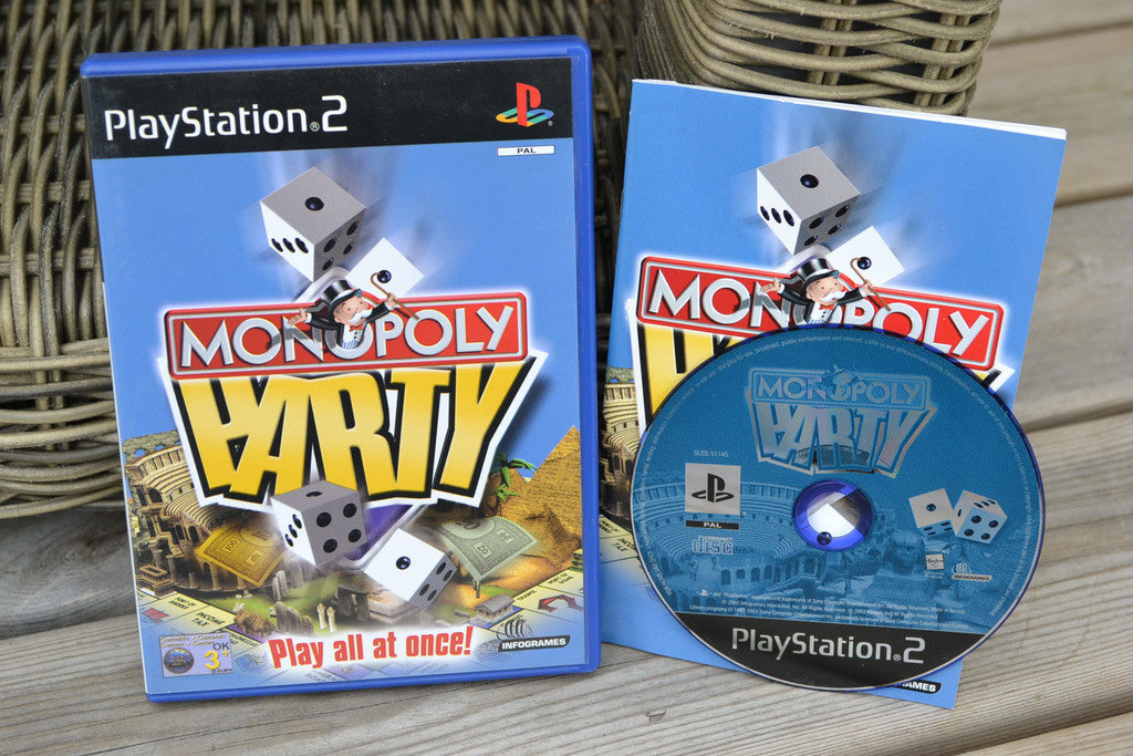 Monopoly Party PS2 Playstation 2 Komplett Fint Skick