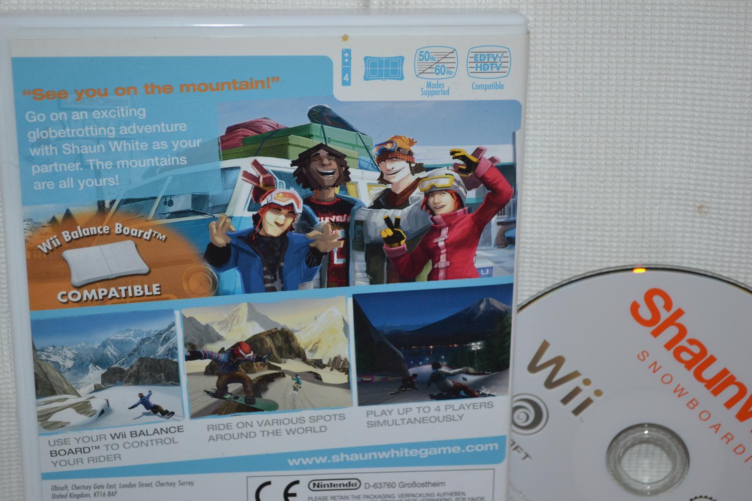 Shaun White Snowboarding: Road Trip Wii Nintendo (Utan Manual) Fint Skick