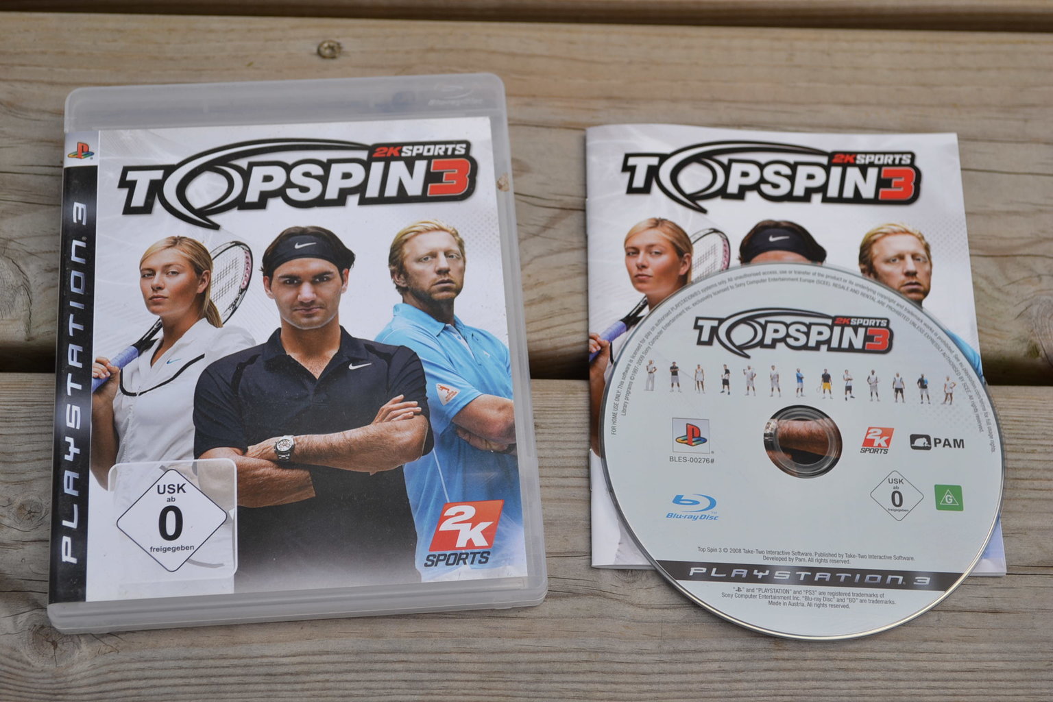 Topspin 3 (2K Sports) PS3 Playstation 3 Komplett Fint Skick