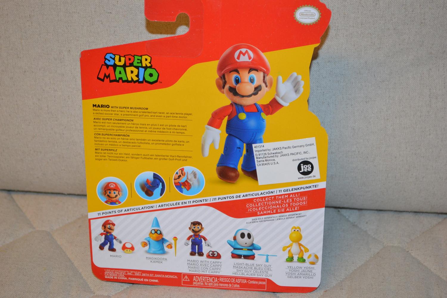 Super Mario Figur Jakks Nintendo Wave 19 10cm Ny