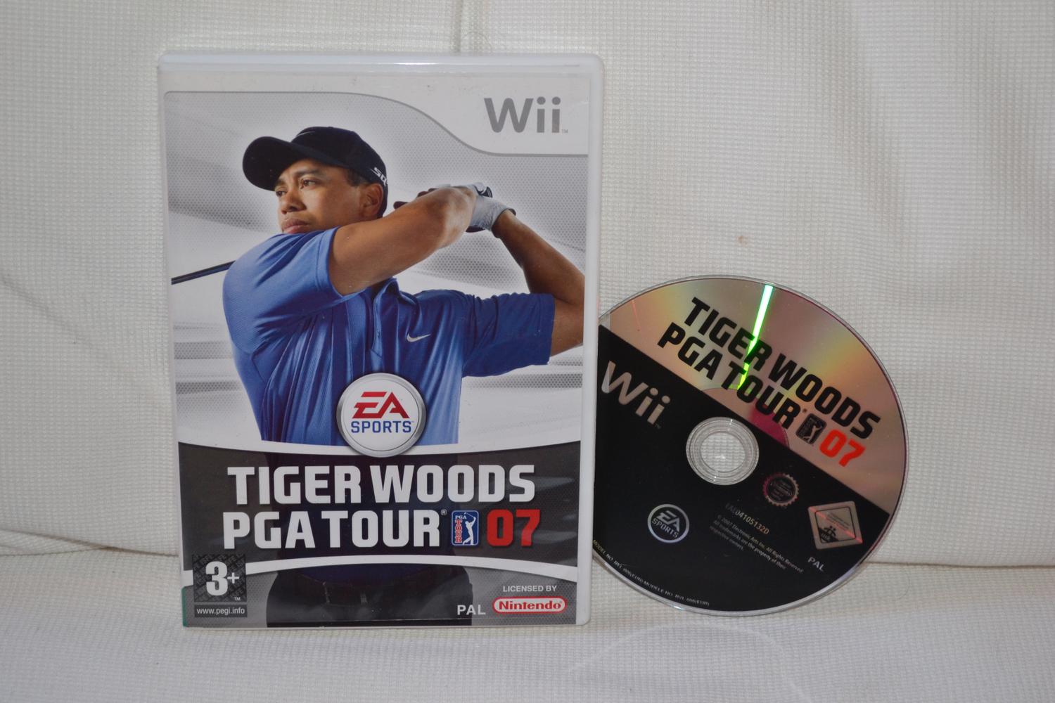 Tiger Woods PGA Tour 07 Wii Nintendo (Utan Manual) Fint Skick