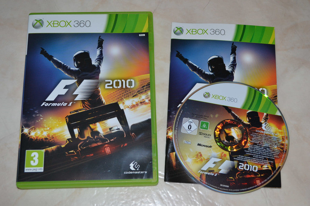 F1 2010 (Formula 1) Xbox 360 Komplett Fint Skick