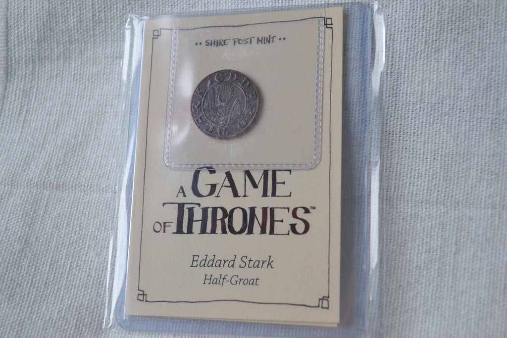 Half Goat of Eddard Stark Koppar Mynt fr. Game of Thrones Sh