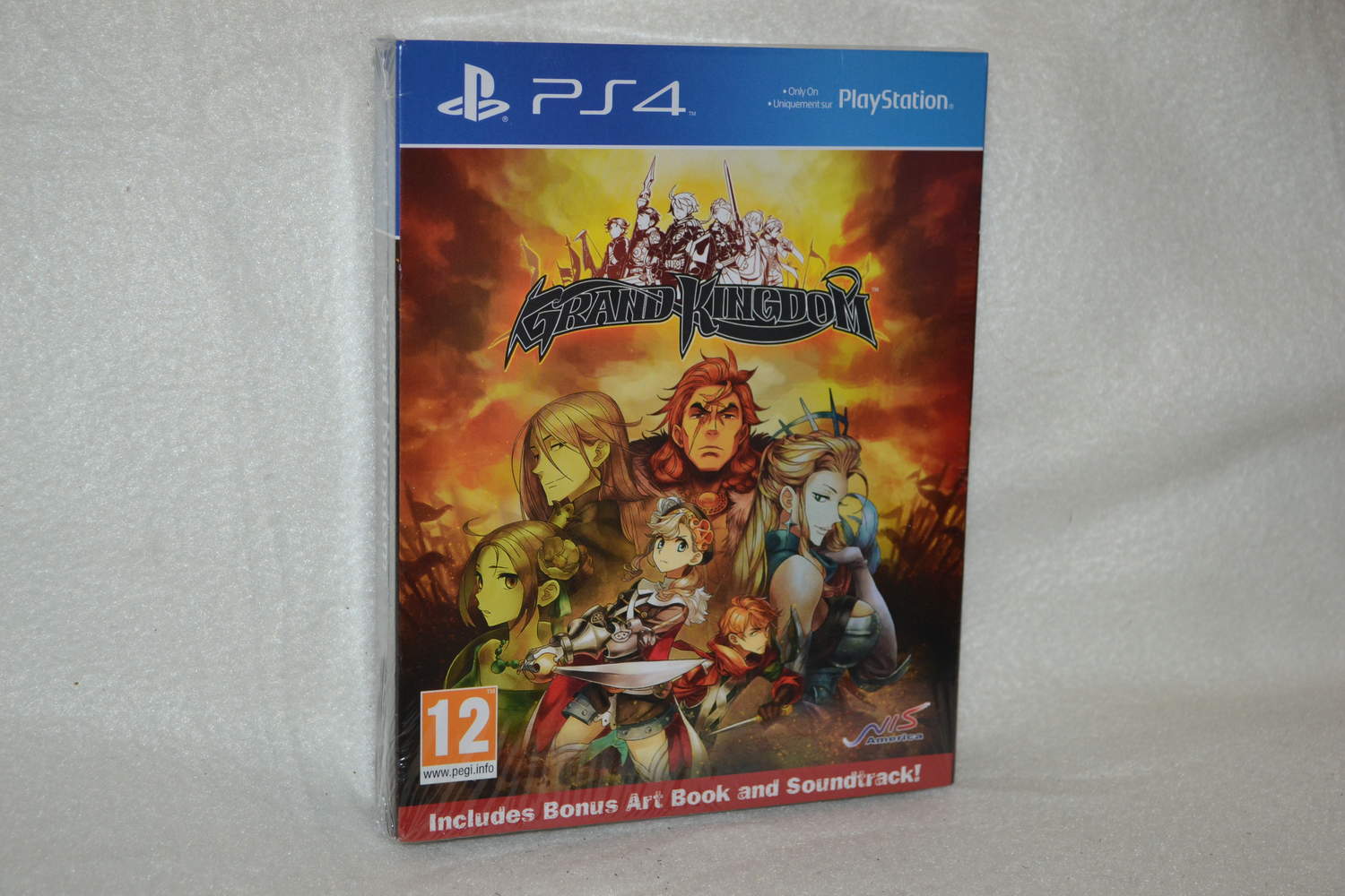 Grand Kingdom Launch Day Edition PS4 Playstation 4 (Art Book/CD) Ny