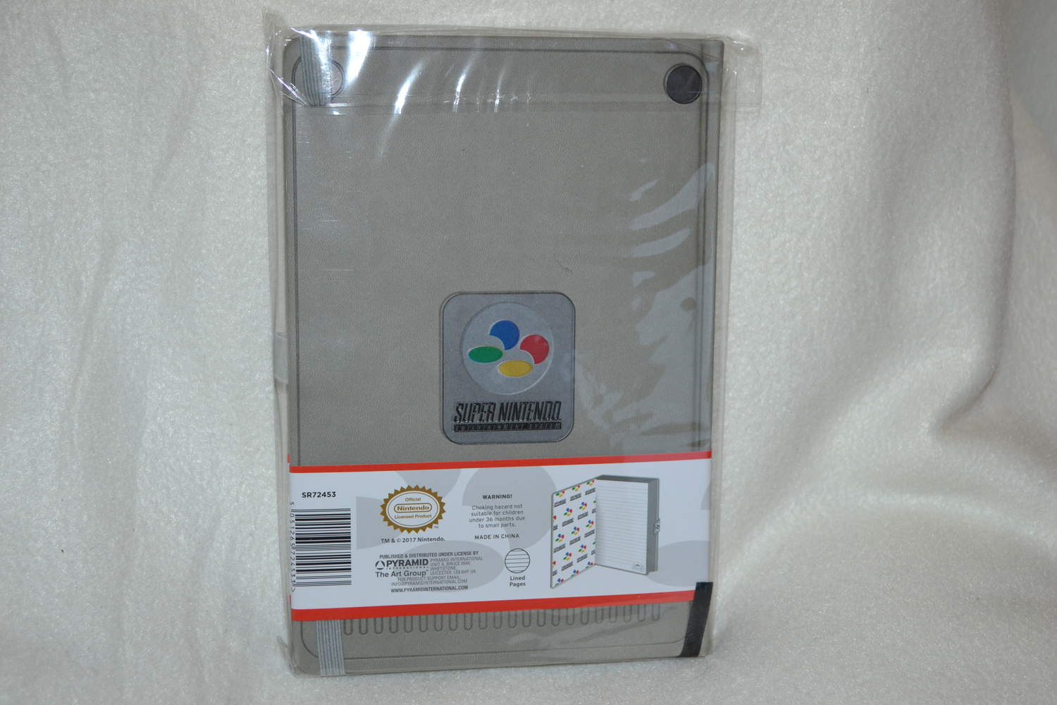 Nintendo SNES Premium A5 Notebook Anteckningsbok Retro 21*14,5cm Ny