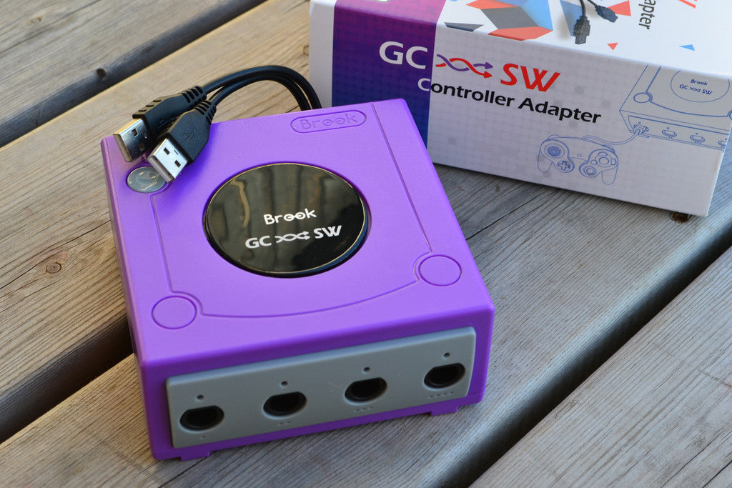 Adapter Switch/PC USB fr. Gamecube Handkontroller 4st, Brook Till dator