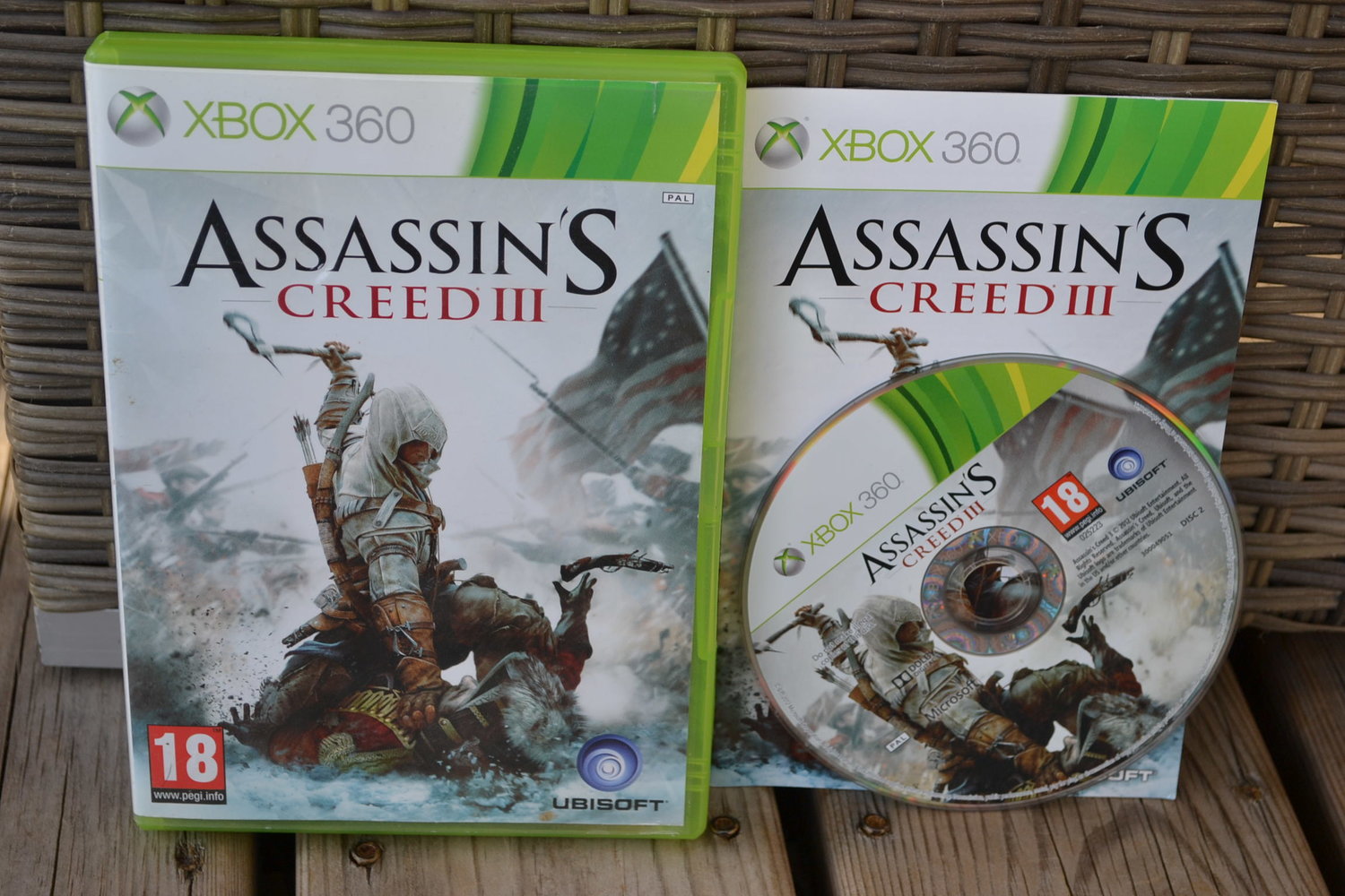 Assassin's Creed III 3 Xbox 360 Komplett Assassins Fint Skick