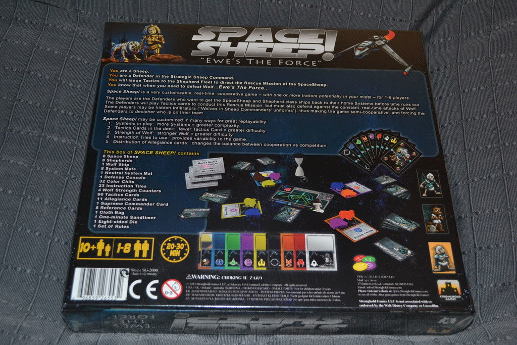 Space Sheep! "Ewe's The Force" Brädspel Stronghold Games NY