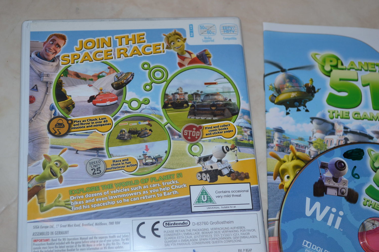 Planet 51 The Game Wii Nintendo Komplett Fint Skick