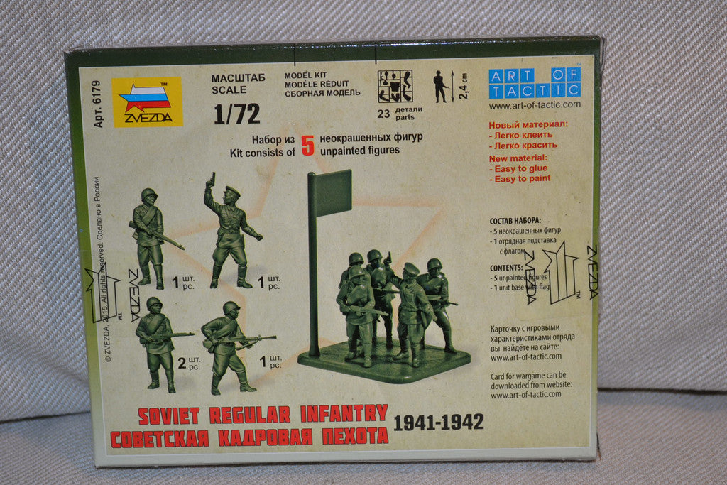 Soviet Regular Infantry 1939-1942 WWII 1:72 Zvezda (ZV6179)