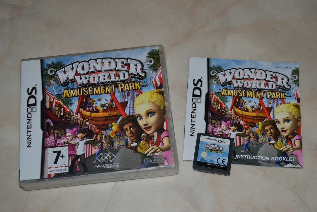 Wonderworld Amusement Park NDS Nintendo DS Komplett Fint Ski